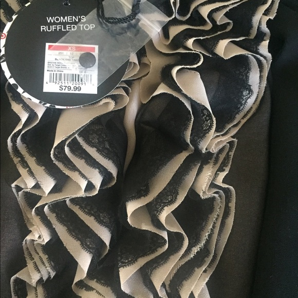 NEW Robert Rodriguez Ruffled Top XS - Picture 2 of 2